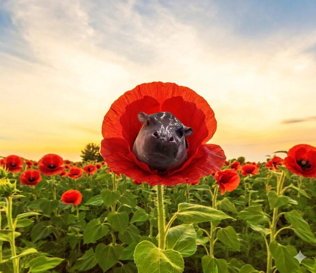 Poppy The Pygmy Hippo 🇺🇸 🦛 🌺 tweet media