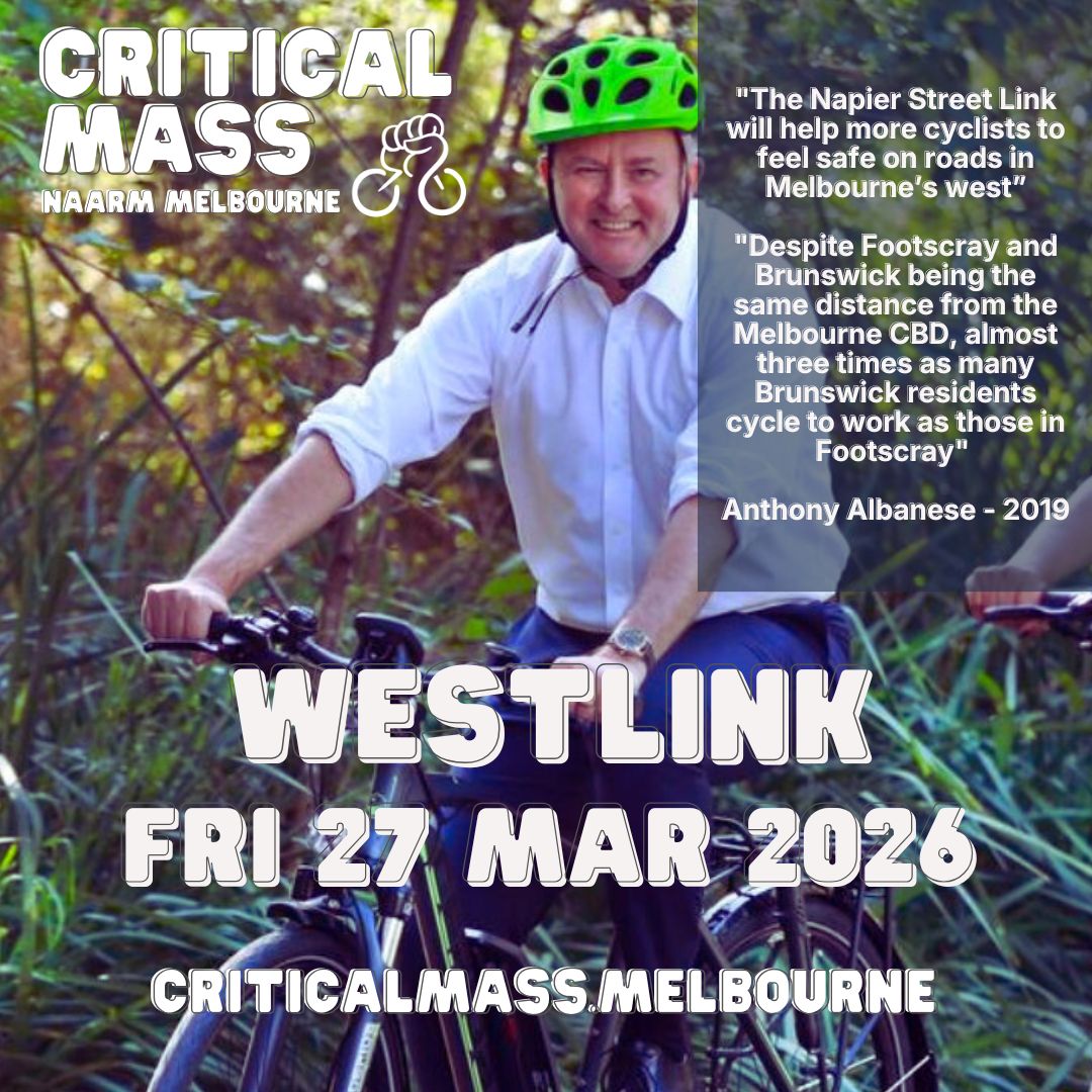 Critical Mass Naarm Melbourne tweet media