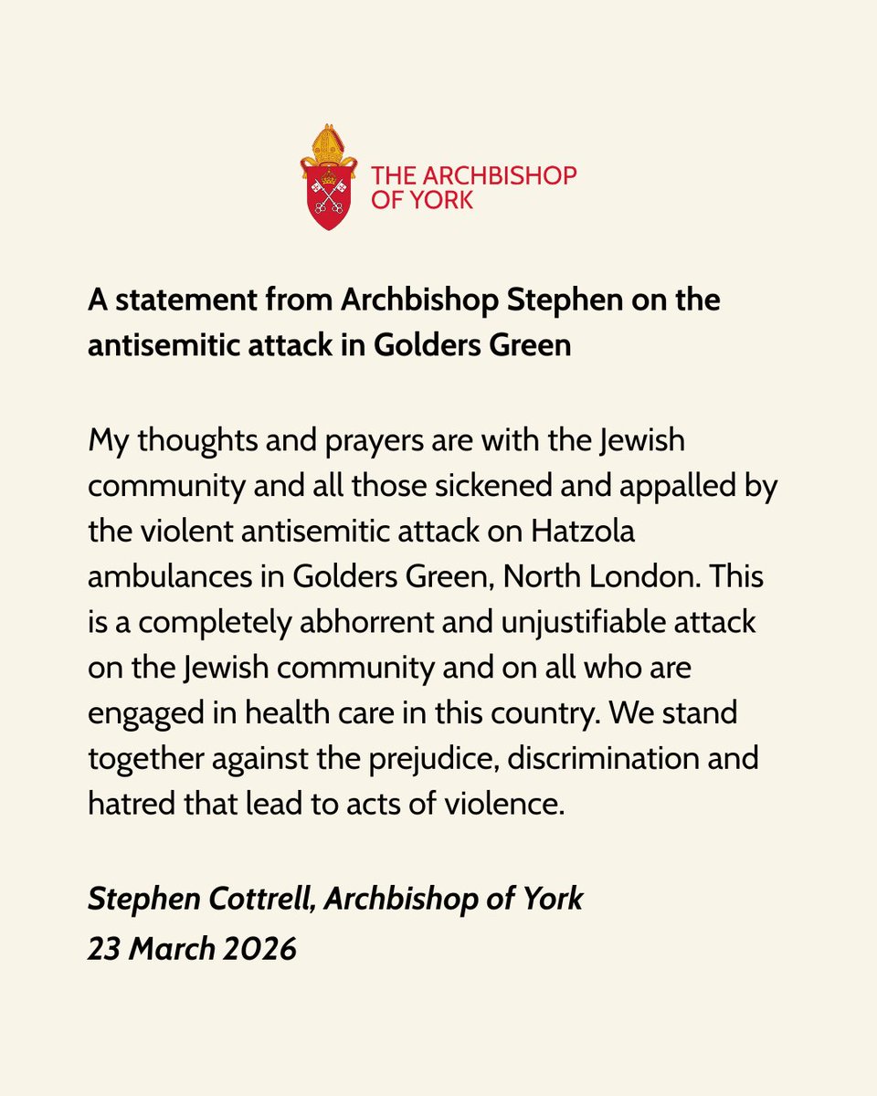 Archbishop of York tweet media