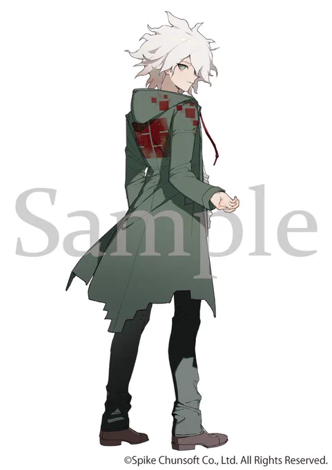 s 様より、全国の100円ショップにて発売の #ダンガンロンパ15周年 「ダンガンロンパ1・2 Reload」 「#狛枝凪斗」の等身イラストを担当させていただきました。