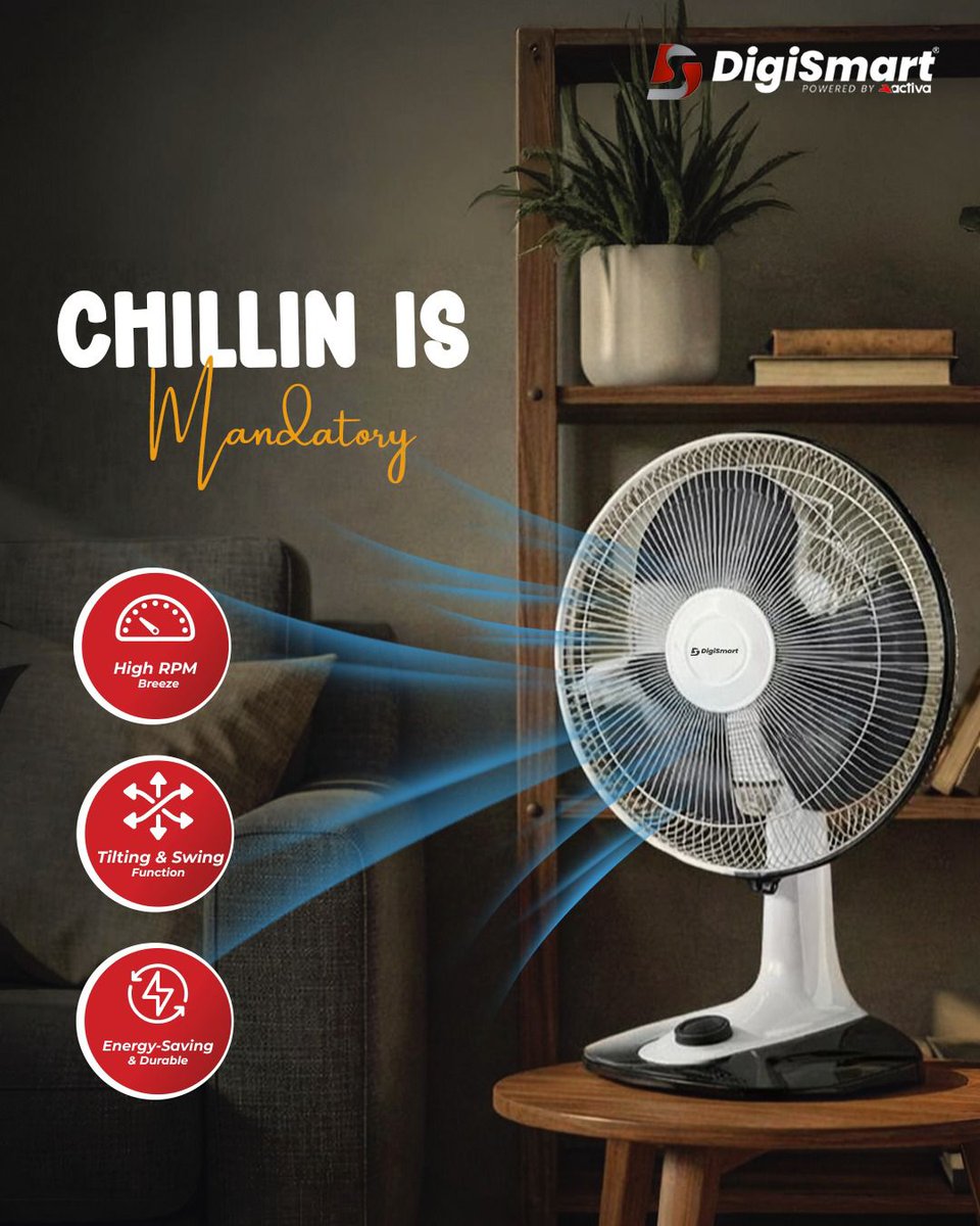 DigiSmartElect's tweet image. Beat the heat, stay breezy, and keep every corner of your home cool and comfy. Time to press that button and let the vibes flow.

#BeatTheHeat #StayBreezy #CoolAndComfy #SummerVibes #DigiSmart