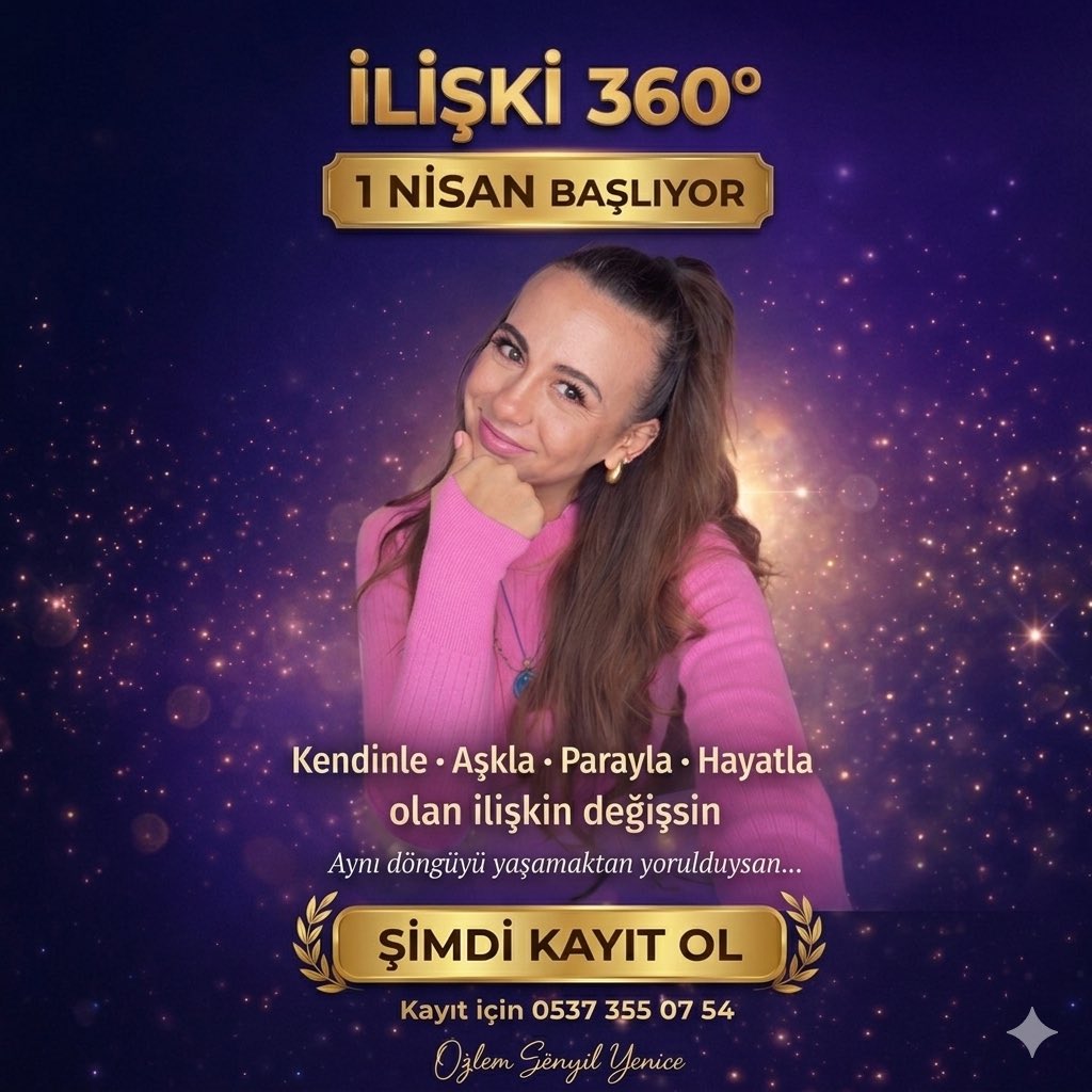 puikocom's tweet photo. İlişki 360: Ruhun Hatırlayışı ve Frekans Hizalanması
Hayatın içinde bazen sadece durman gerekir. Ama bu, fiziksel bir duruş değil; sistemin, zihnin ve o bitmek bilmeyen döngülerin resetlenmesidir.
Kendinle, parayla ve yaşamın bütünüyle olan bağın; aslında senin en derindeki frekansının bir yansımasıdır. Eğer bu alanlarda bir tıkanıklık varsa, bu sadece eski bir kaydın tekrarıdır.
Biz bu 3 haftalık derin çalışmada şunu yapıyoruz:
Zihinsel bir bilgi yığınına boğulmadan, doğrudan o frekansın içine giriyoruz. Bir şeyi "öğrenmiyoruz", üzerimizdeki tozları atıp asıl olanı hatırlıyoruz. Bu çalışmadaki gözlemim derinleştikçe hiç fark etmediğin açılımlar yaşıyorsun; daha önce aklına bile gelmeyen şeyler ortaya çıkabiliyor. Zihnin sınırlarının ötesinde, o ana kadar görmediğin ne varsa gün yüzüne çıkmaya başlıyor.
• Kendinle olan ilişkin: Kim olduğunu değil, kim olmadığını fark ettiğin o derin sessizlik.
• Hayatla olan ilişkin: Hayatla kavga etmeyi bırakıp, onun güvenli kucağına yaslanma hali.
• Parayla olan ilişkin: Bir "kazanma" çabasından çıkıp, "akışta olma" frekansına uyumlanma.
Bu bir ders değil; bir alan. Kendine ayırdığın, eskiyi bırakıp yeninin frekansına yerleştiğin bir dönüşüm alanı.
İlişki 360 Yeni Grupta yerini almak, senden yayılana ulaşmak ve bu derin çalışmaya katılmak için:
📞 Kayıt: 0537 355 07 54