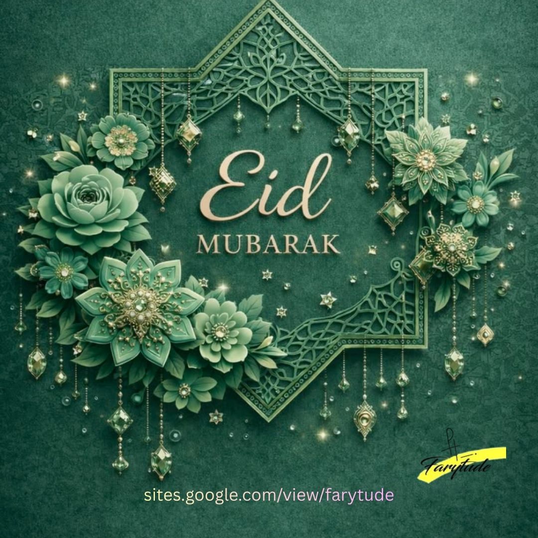farytude's tweet photo. Eid Mubarak from Farytude
#eidmabrouk #Eidgreetings #EidMubarak #Farytude @WriitersHub #writerscommunity https://t.co/zqznlvAi9F