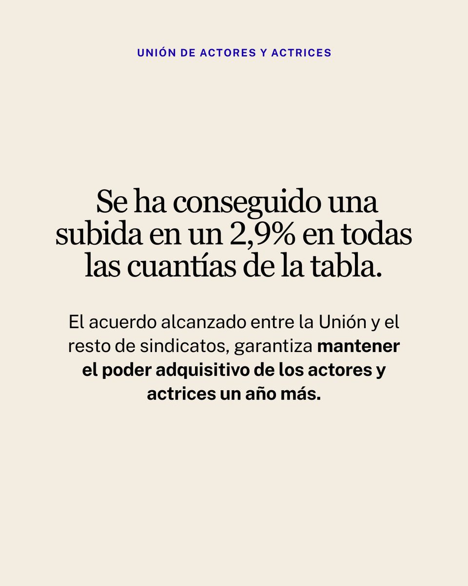Unión de Actores y Actrices tweet media