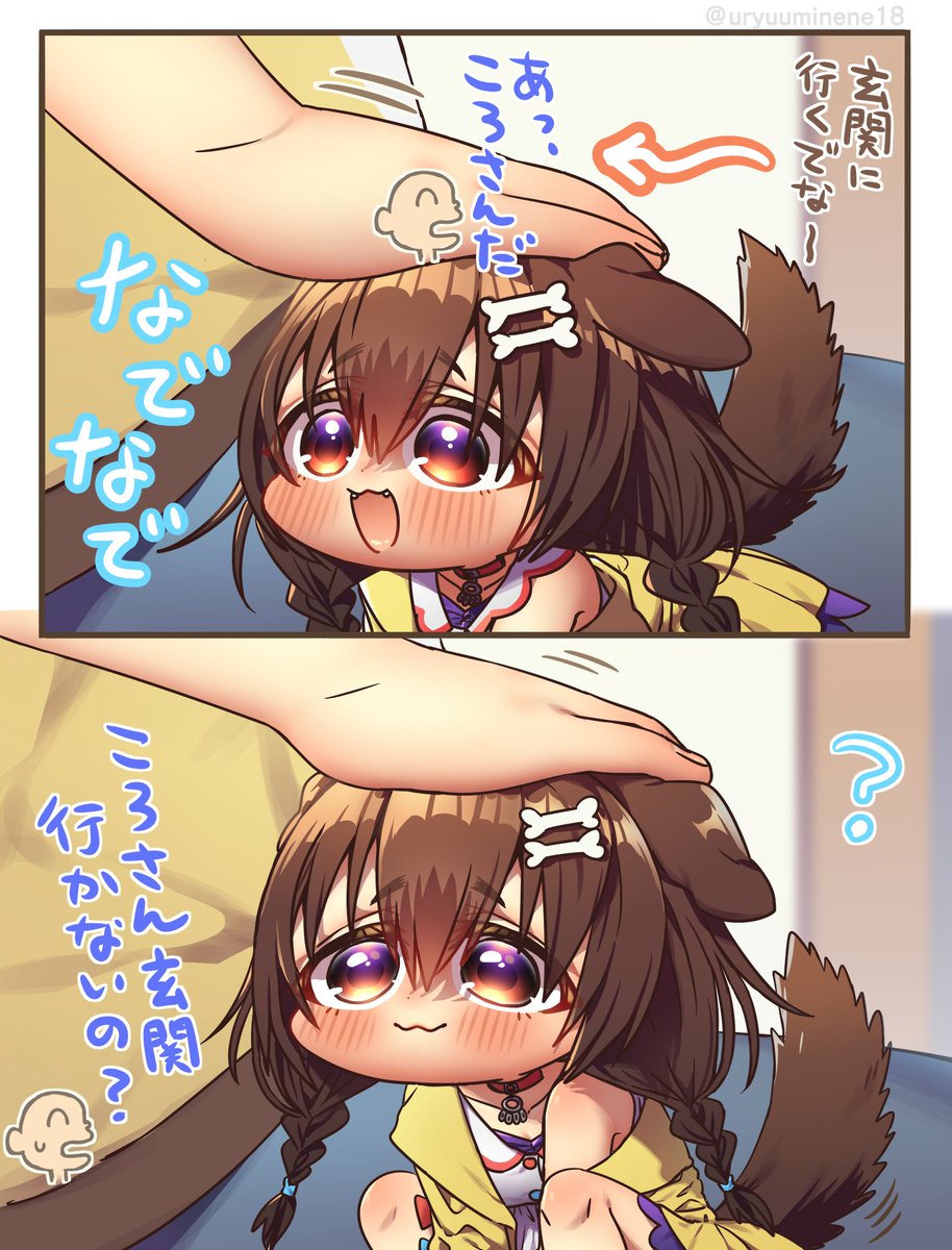 玄関に行くはずだったころさん🐶 
