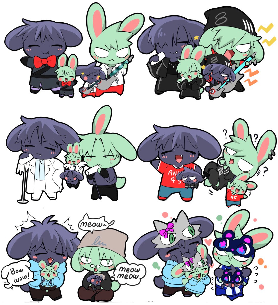 Mimicking Ibunny🖤💚🐰

#ibannylove