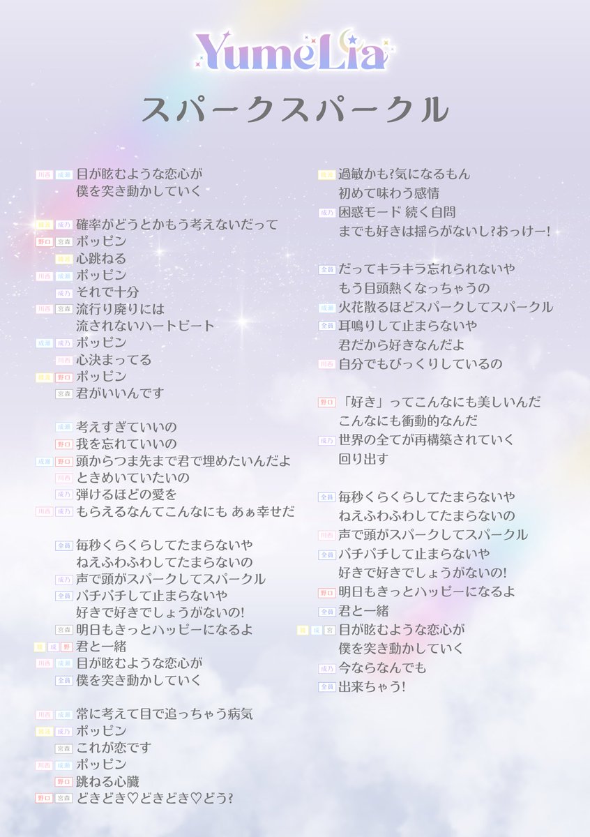 radwimps スパークル 歌詞