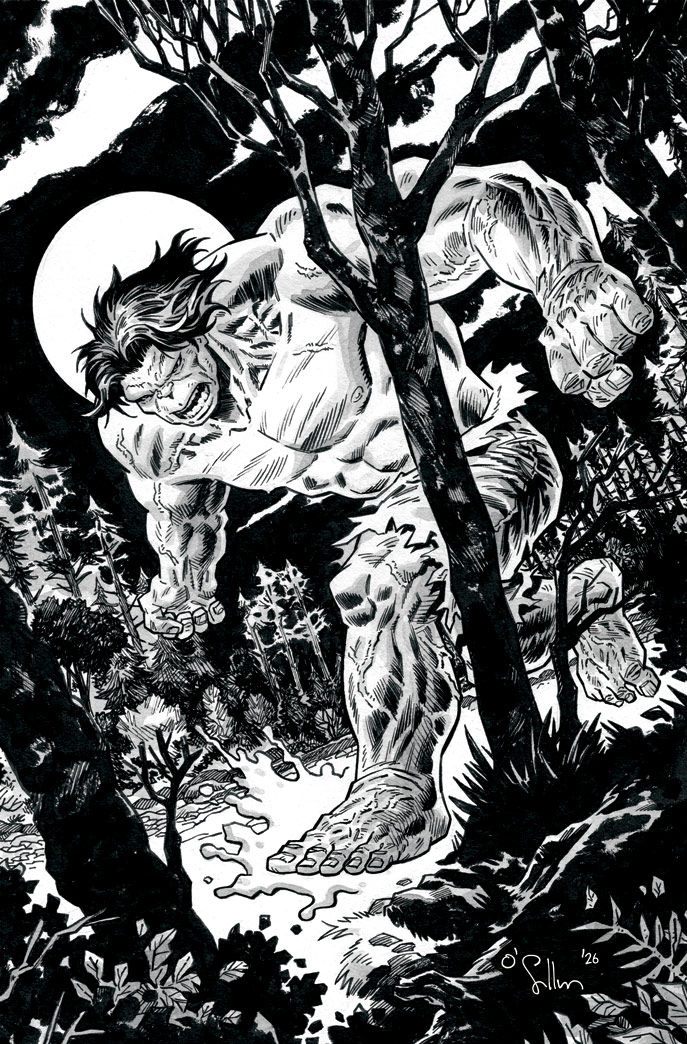 DaveOSull's tweet image. The Incredible Hulk inks #theincrediblehulk #marvelcomics #comicartist #traditionalart #inkdrawing