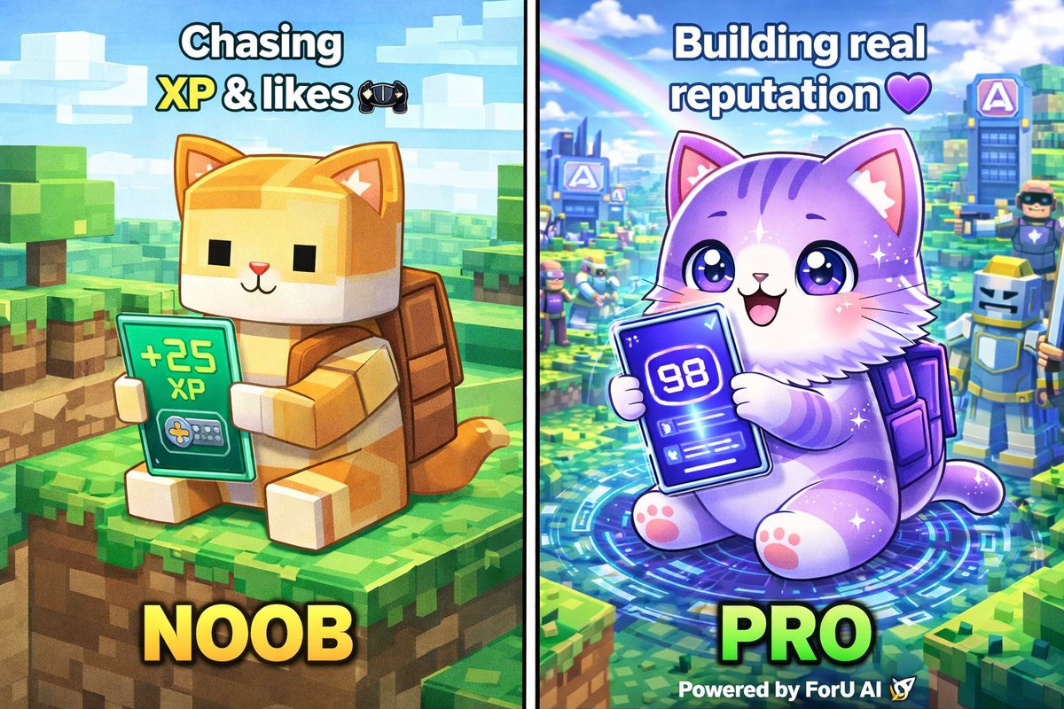 AdlerAser59912's tweet image. Noobs chase XP &amp;amp; likes.
Pros build real reputation.
ForU AI changes the game. 💜

#FORU #FORUTGE @BNBCHAIN @foruai