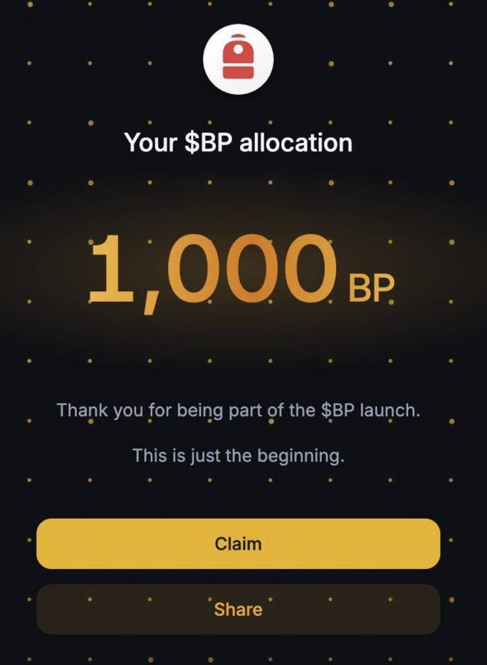anglio's tweet photo. In my eyes @Backpack just spit on every madlads holder 

Holders got an airdrop of 1,000 $BP tokens

Currently worth $200–$300 🙈 https://t.co/1AdOAbY7PZ