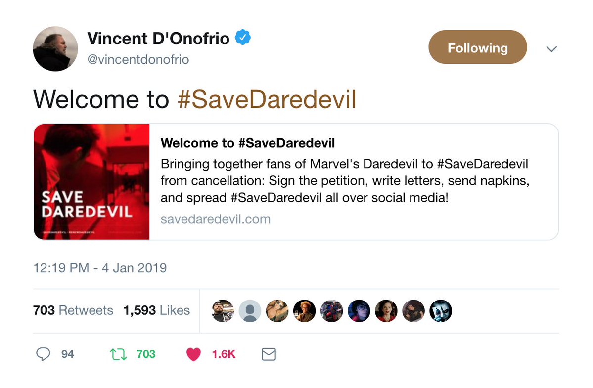 Team #SavedDaredevil tweet media