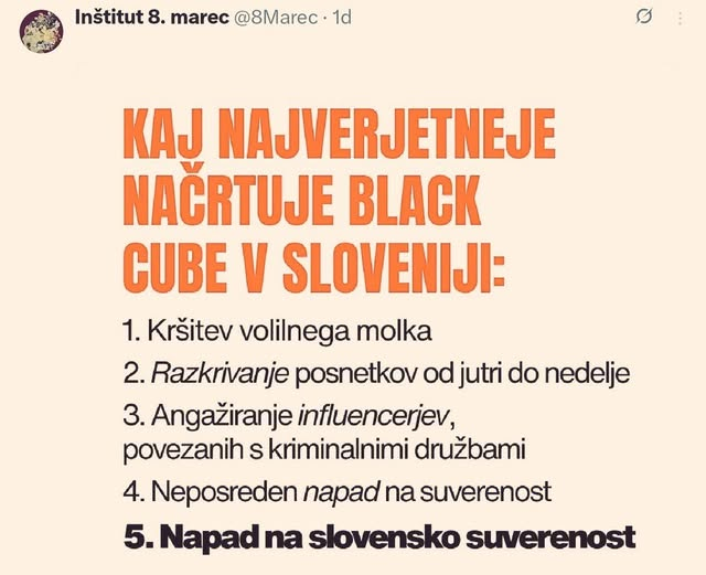 Samo v vednost, da se vse te napovedi niso uresničile, so se pa posnetki ustavili, ko je vlada odstopila od tožbe proti Izraelu!