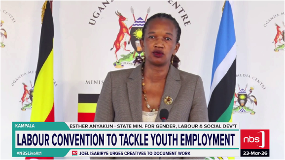 Fireliglntfi's tweet photo. The 4th Annual National Labour Convention and Expo 2026 will take place from April 15th to 16th, bringing together key stakeholders to address youth employment and productivity.
 
@salmahnamwanje  

#NBSLiveAt1 #NBSUpdates https://t.co/XKlyfniB8o