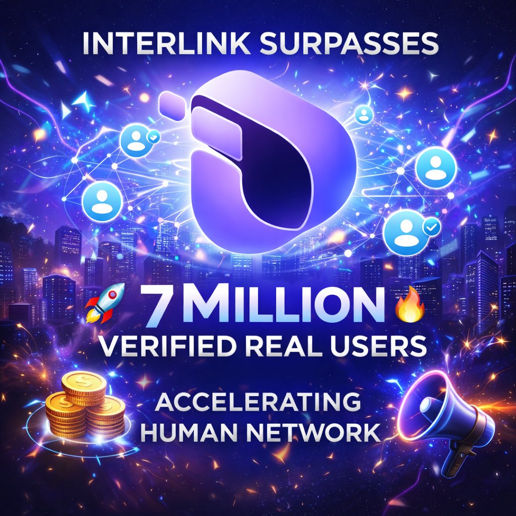 interlinklabss's tweet photo. InterLink కొత్త మైలురాయి చేరుకుంది! 🚀
7 మిలియన్ వెరిఫైడ్ రియల్ యూజర్స్‌తో వేగంగా ఎదుగుతున్న గ్లోబల్ నెట్‌వర్క్ 🌍
#Interlink #ITLG #ITLX #ITL #InterLinkAmbassador

@C_Interlinklabs @kv_interlink @reina_itl @inter_link @itlx_defi https://t.co/ET4KgKK0WX