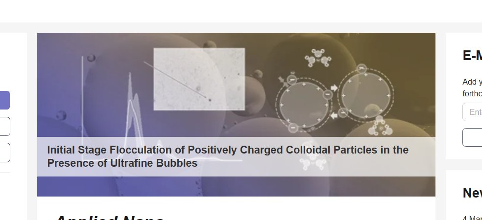 applnano's tweet photo. 📌 Read our Paper: 

📚 Initial Stage Flocculation of Positively Charged Colloidal Particles in the Presence of Ultrafine Bubbles

🔗 https://t.co/YnhKtuuSk7

👨‍🔬 by Marita Wulandari, Santanu Saha and Yasuhisa Adachi https://t.co/ZT1FIanP75