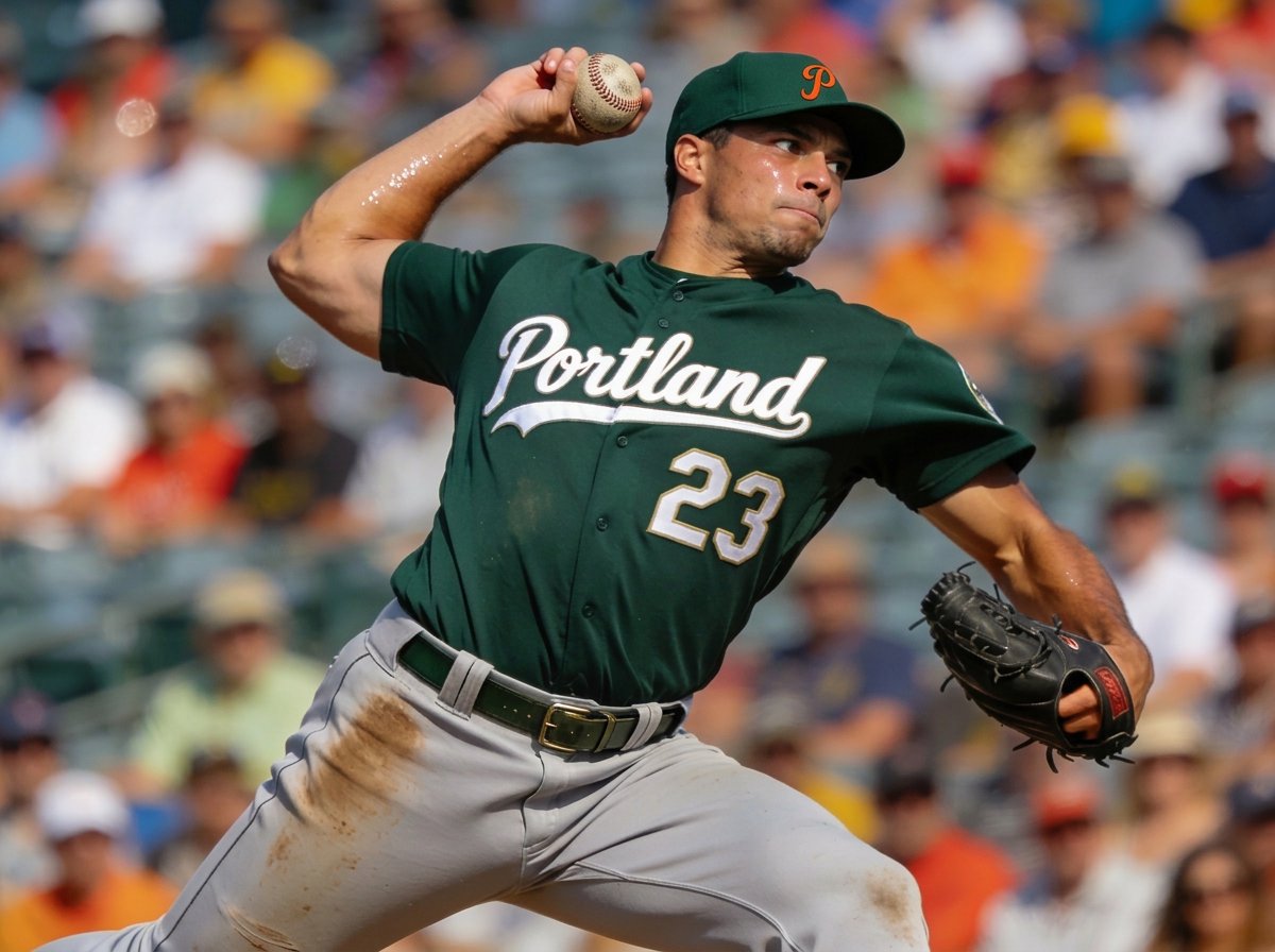 Portland__Stags's tweet image. Stags salvage the series in Toronto, taking Game 3 with a strong 4–2 win at Rogers Centre. Matt McClendon shined with 8 innings of 2‑run ball (now 3–2), and Steve King locked down save No. 7. Kevin Alcántara added a solo HR as Portland moves to 17–12. #eMLB