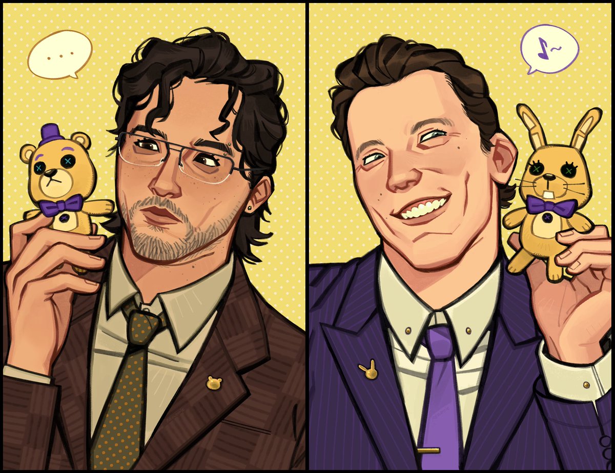rexlottie's tweet photo. They are having an aegyo-off... And well... We know who is winning. #fnaf https://t.co/4fv6prGhwB