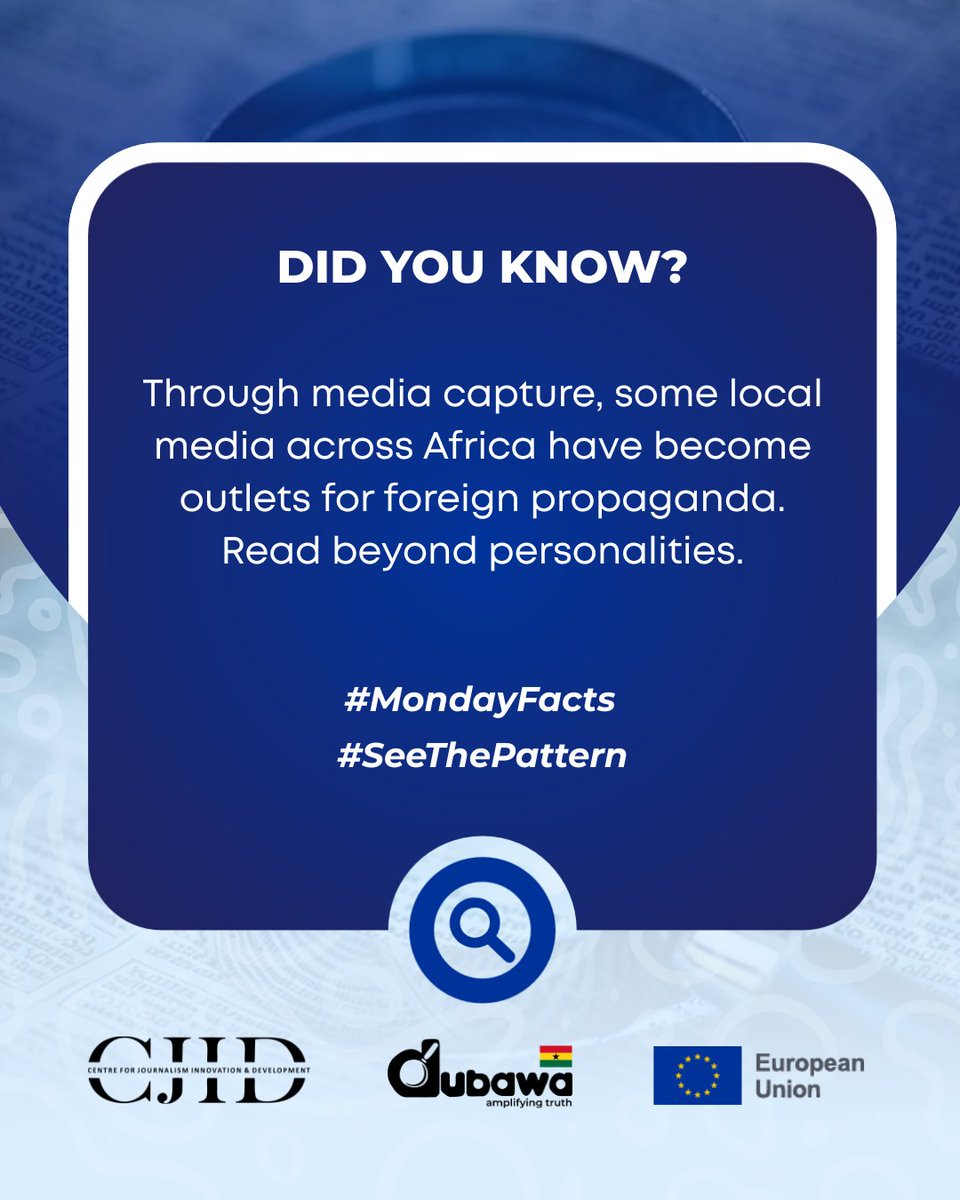 DubawaFacts's tweet photo. In 2026 FIMI report highlights a shift from experimental disinformation to a professionalised "disinformation industry" 
:
:
:
#SeeThePattern
#EUGhana
#CheckTheFacts
#MondayFacts
#StopFIMI
#SaveOurDemocracy https://t.co/lfae2ZSawG