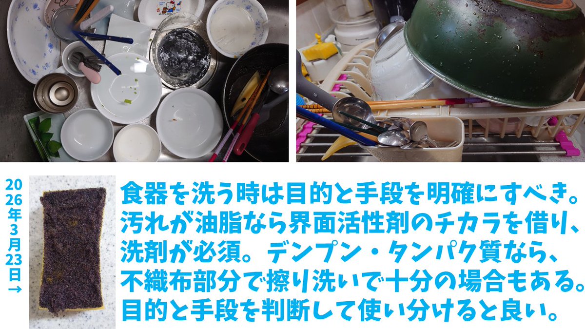 俺、洗いもん（食器洗い研究家／皿洗い研究家） tweet media