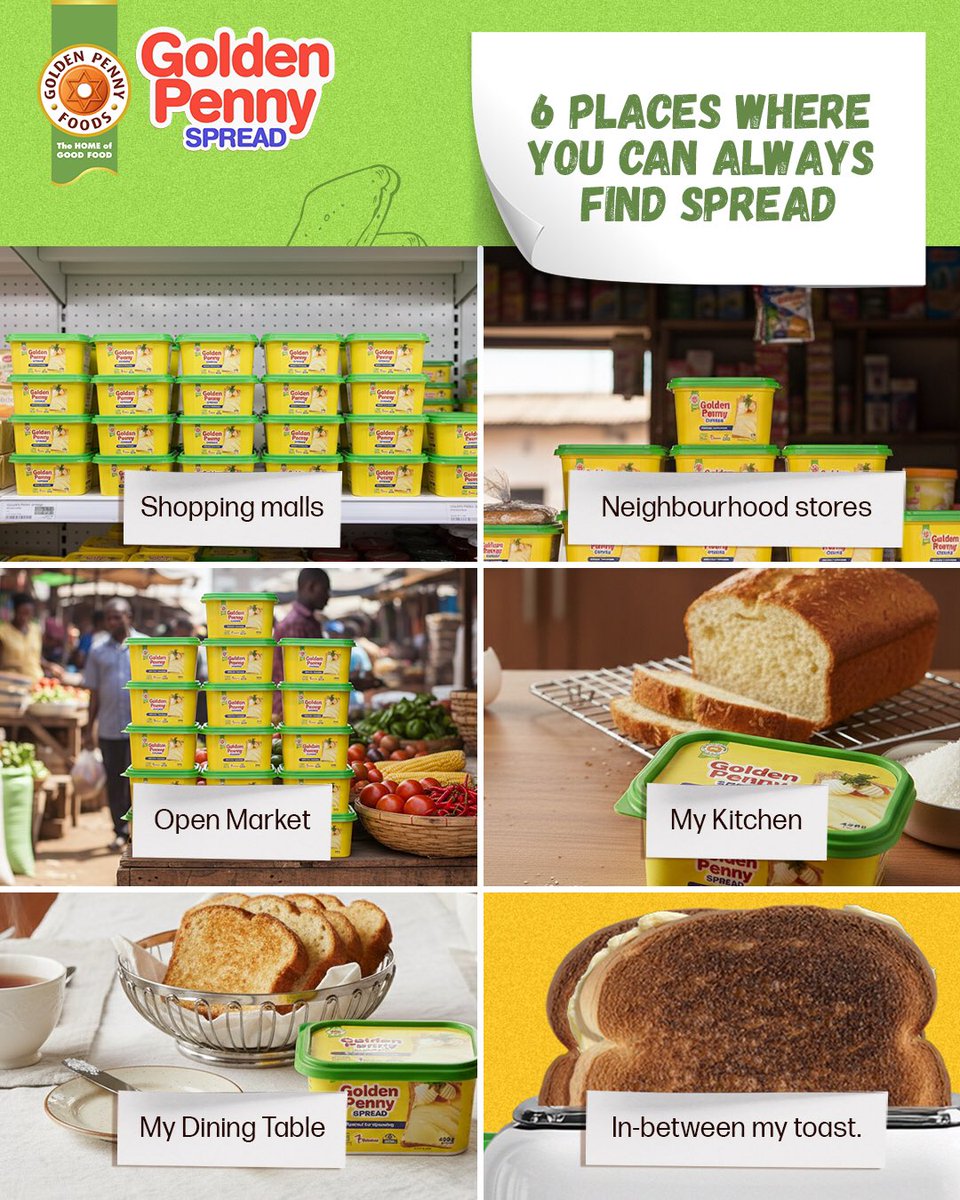 GpennySpreads's tweet image. Here’s to never running out of stock! 

#GoldenPennySpread
#EasytoSpreadGoodForTheFamily
#GPennySpread