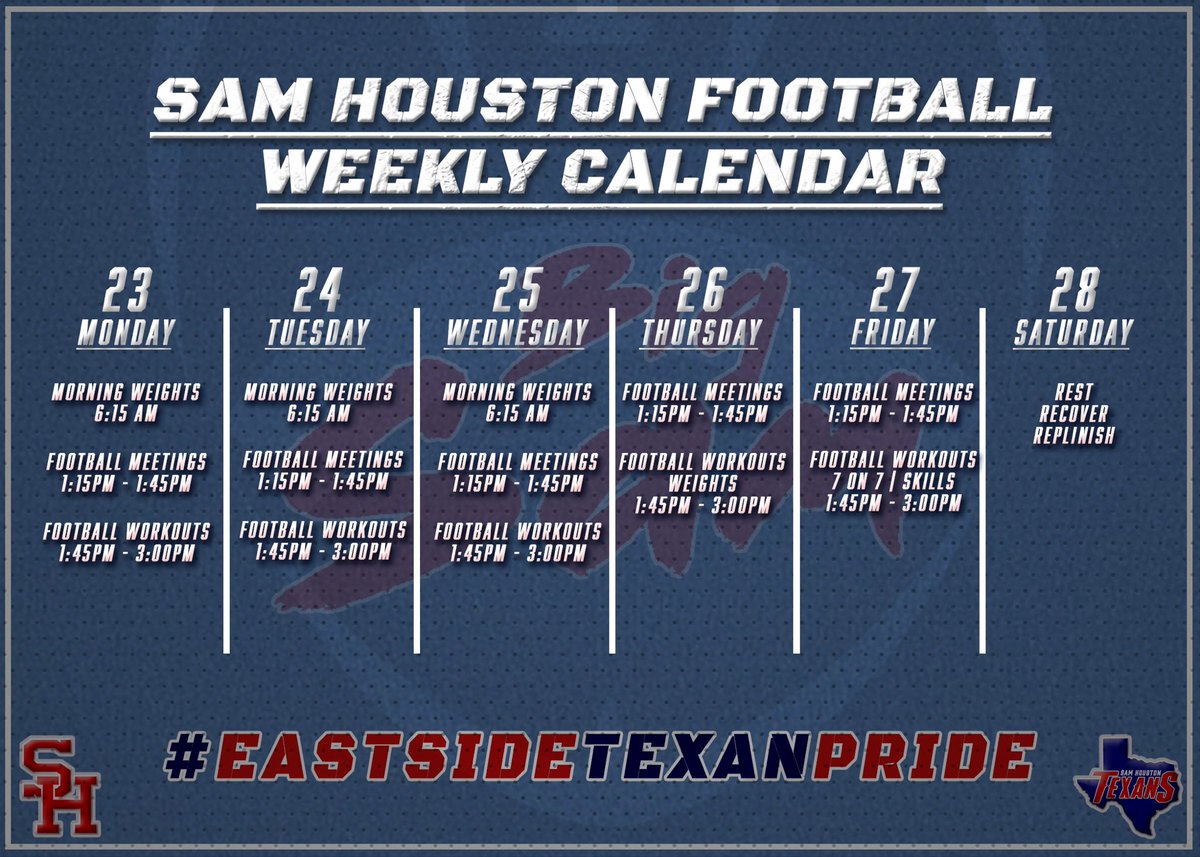 Sam Houston Texans Football tweet media