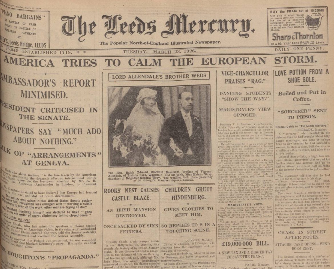 The British Newspaper Archive tweet media