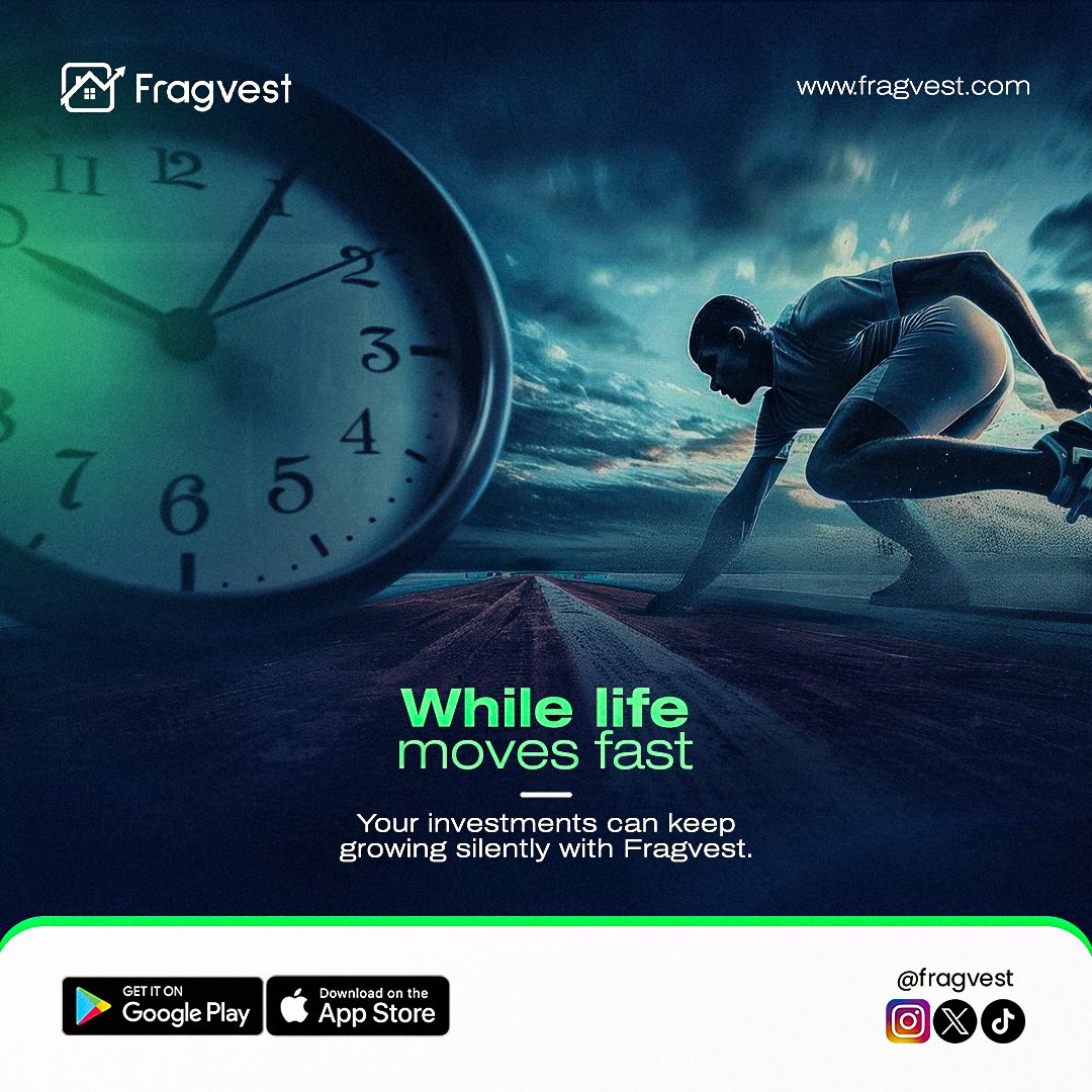 Everyone is in a hurry ⏳
Deadlines. Bills. Dreams. Life.

But what if your money didn’t have to rush with you? 🤔

While you’re chasing time, let your investments do the quiet work in the background 💸✨

Start building wealth with Fragvest 🚀
.
.
.
.
#Fragvest #SmartMoneyMoves