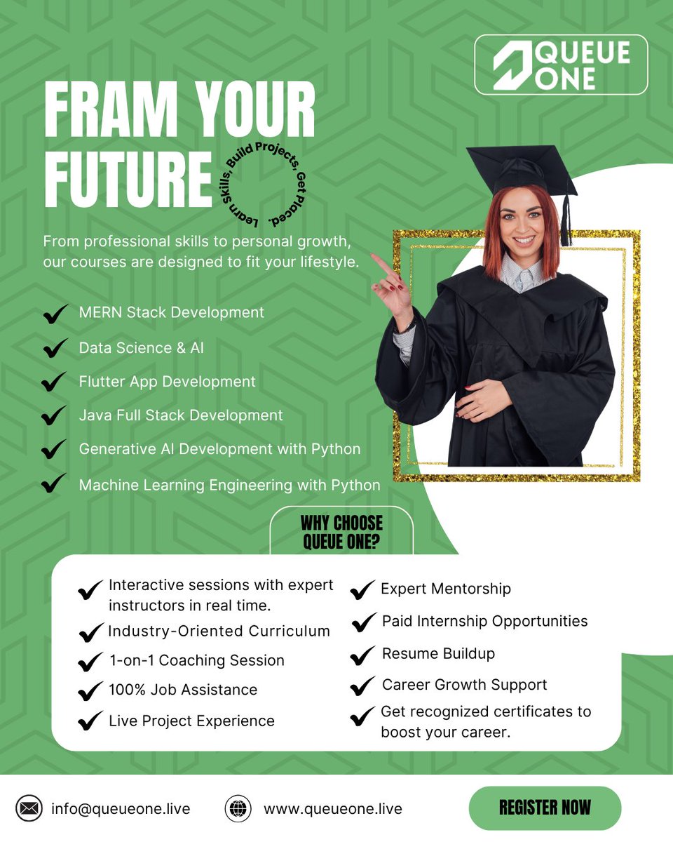 Queue One tweet media