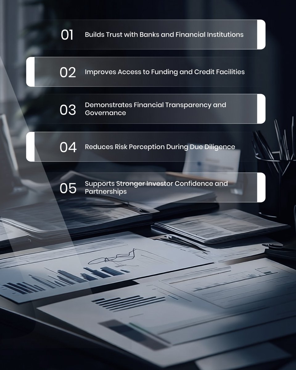 Strong audit practices do more than ensure compliance, they build credibility.

#AuditQuality #FinancialTransparency #CorporateGovernance #BusinessGrowth #InvestorConfidence #RiskManagement #FinanceMatters #AuditExcellence #BusinessCredibility