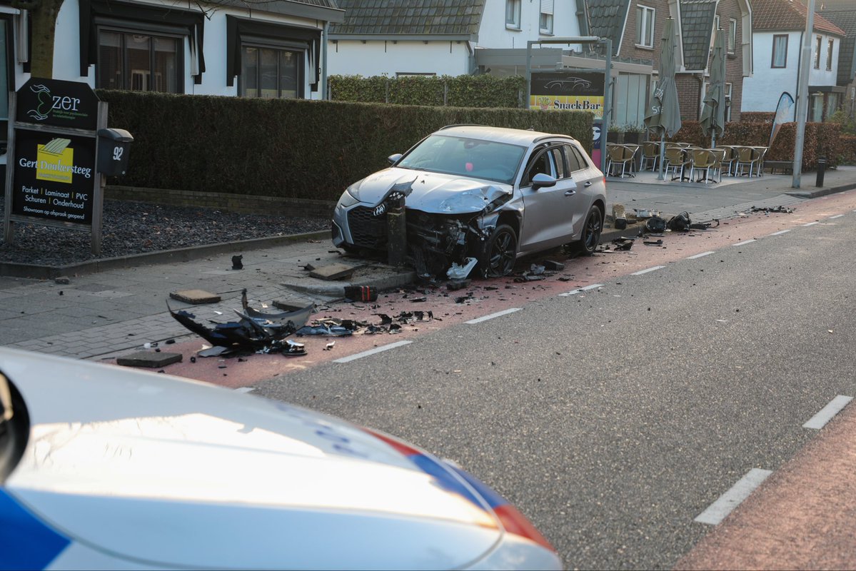 Schade bij harde botsing in Barneveld