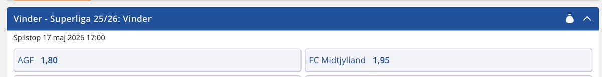 mathies176's tweet photo. @LeandinhoDK @SpilXperten Hvad tal bruger du? På Oddsportal er fcm stadig svage favoritter (dog kun to udbydere derinde pt.). På Oddset er GF omvendt svage favoritter.. https://t.co/wpWY1hRIhg