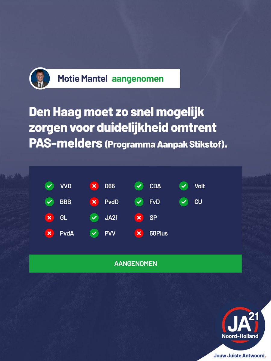 JA21 Noord-Holland tweet media