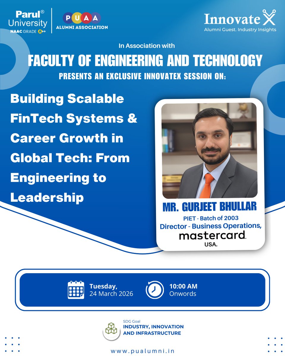 Parul University Alumni Association tweet media