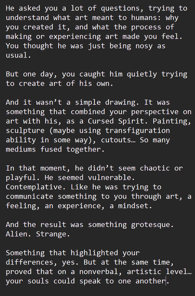 m1stle's tweet photo. @_satanISA Mine didn't fit into a post. And now I kinda want to write a fic... https://t.co/mzPzh3f2PG