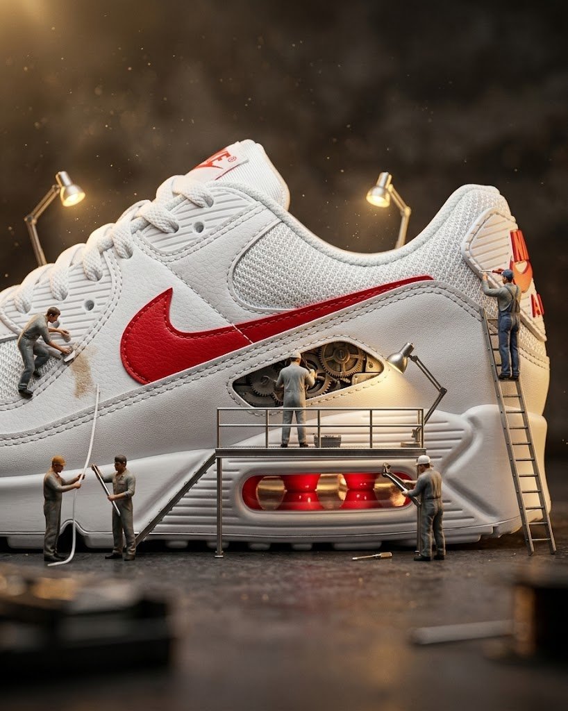 [แจก prompt ฟรี ] ทีมงานตัวจิ๋วมาช่วยปั้น product เรา #gemini

[ใส่ภาพสินค้าตัวเอง]

prompt (copyได้เลย) :

A hyper-realistic macro photography of tiny miniature workers repairing a giant [INSERT OBJECT]. The workers are positioned around the intricate gears and springs, holding