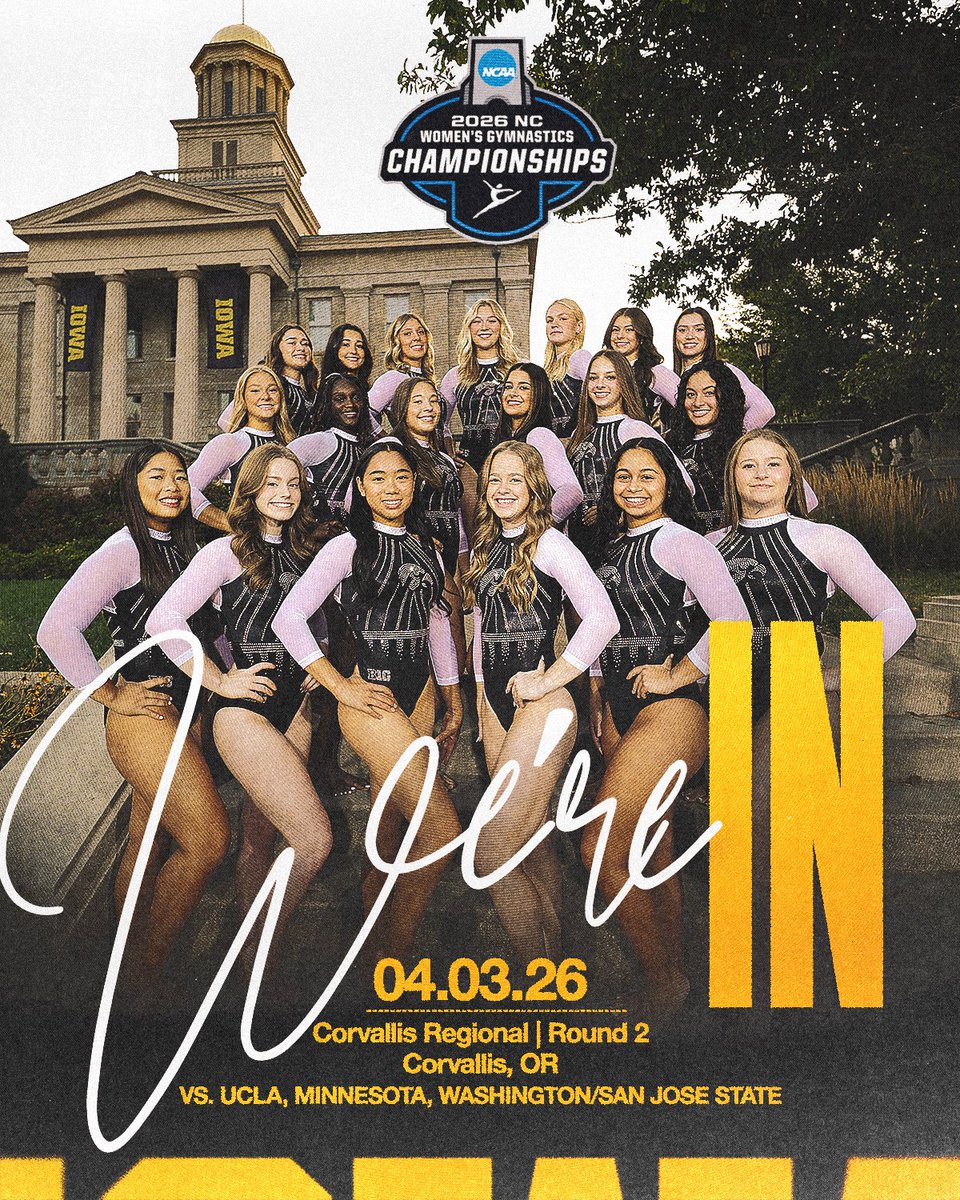 Iowa Gymnastics tweet media