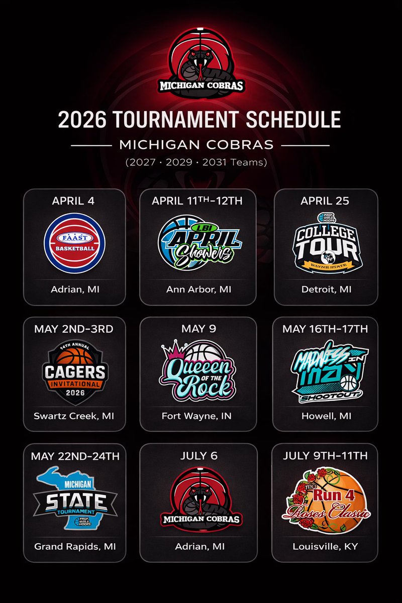 Michigan Cobras Basketball tweet media