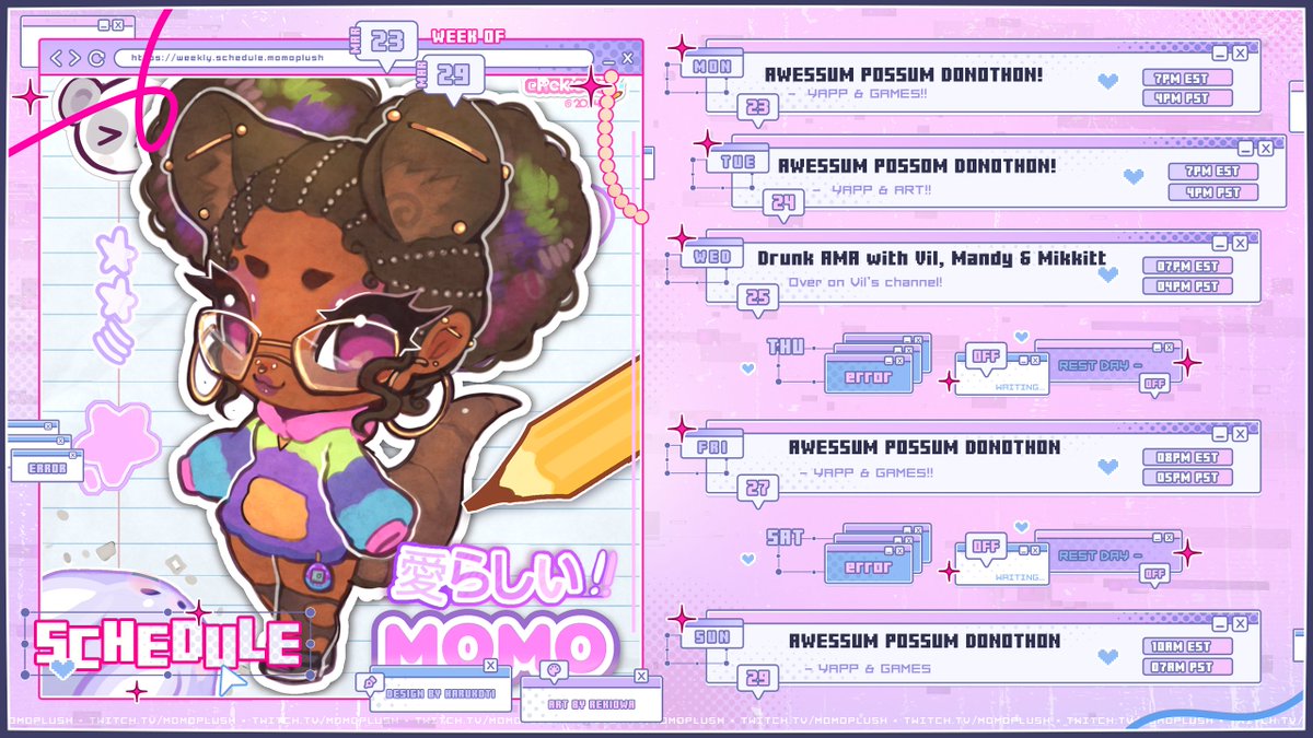 Momo 👾 💫Opossum - On Bsky tweet media