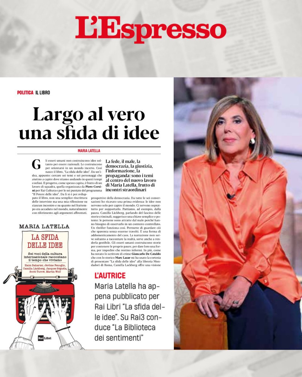 Maria Latella tweet media