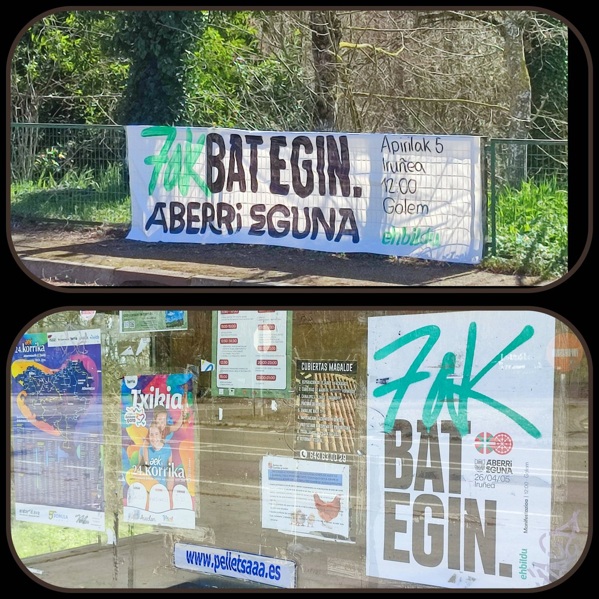 trebinu's tweet photo. Trebiñutik ere, apirilaren 5ean, denok Bilbora!.
7ak bat egin! ✊
#7akbategin
#aberrieguna https://t.co/1yrue1Q19M