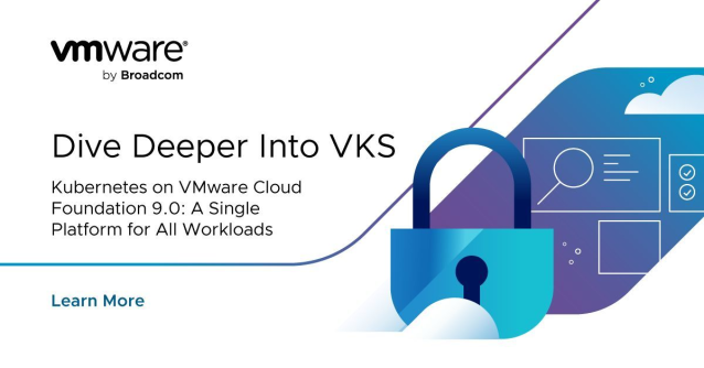 Kubernetes on VMware Cloud Foundation 9.0: A Single Platform to Run Workloads Securely with Simplified Operations dy.si/KL5r7
