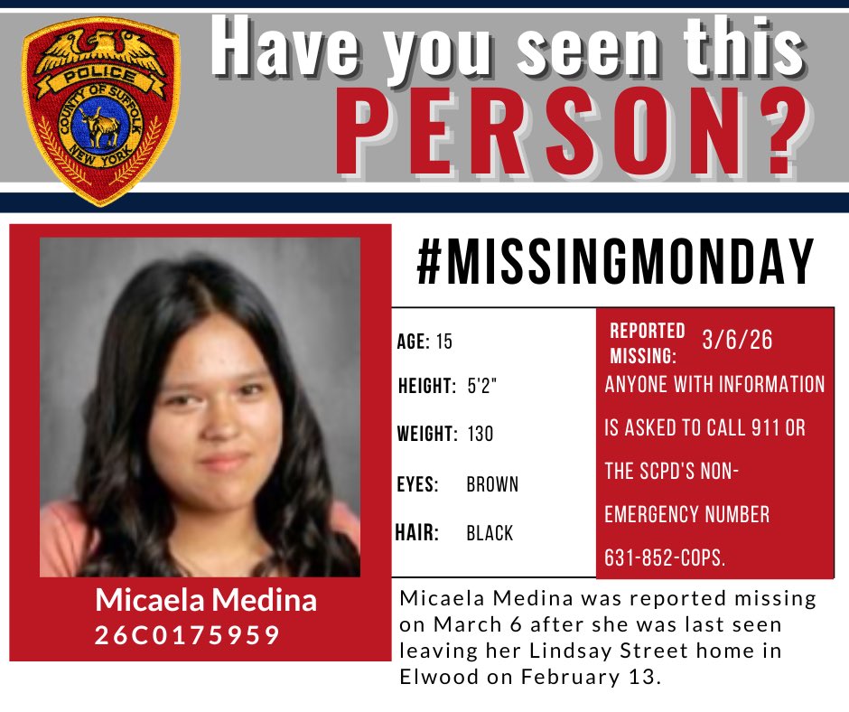 Suffolk County Police Department tweet media