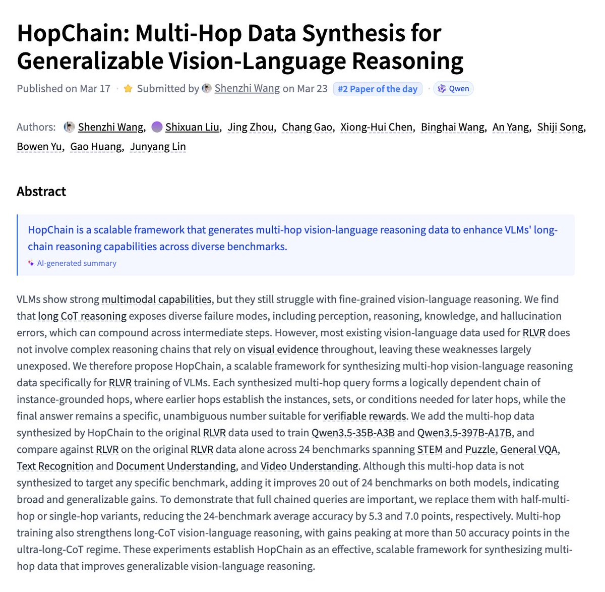 Paper abstract screenshot