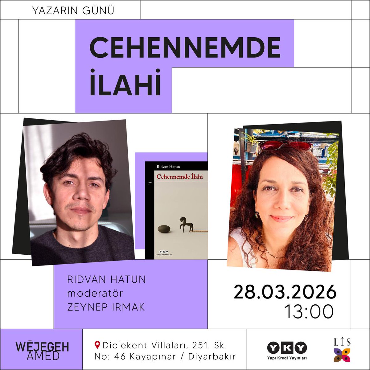 Wejegeh Amed | Diyarbakır Edebiyat Evi tweet media