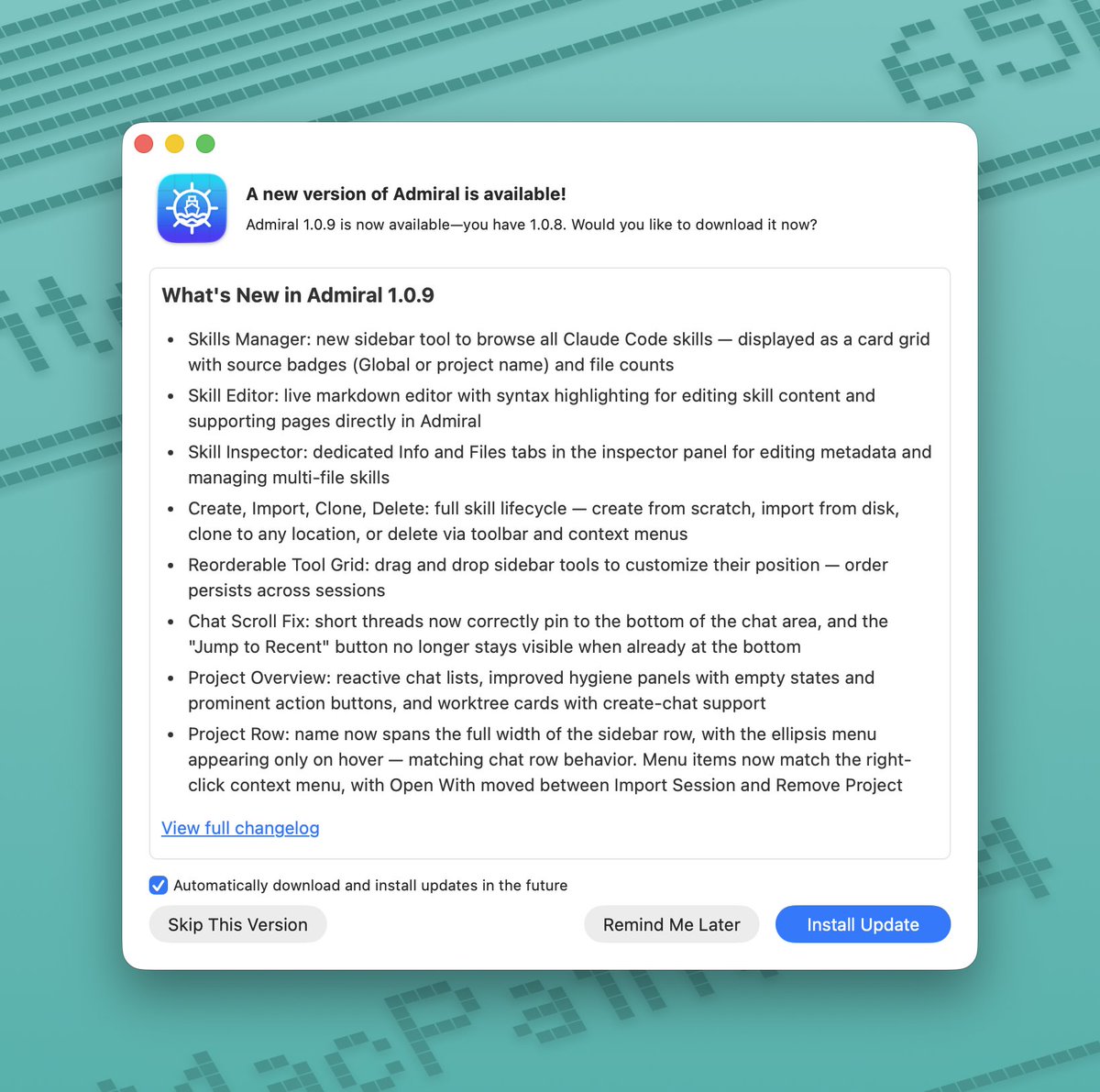 Admiral AI tweet media