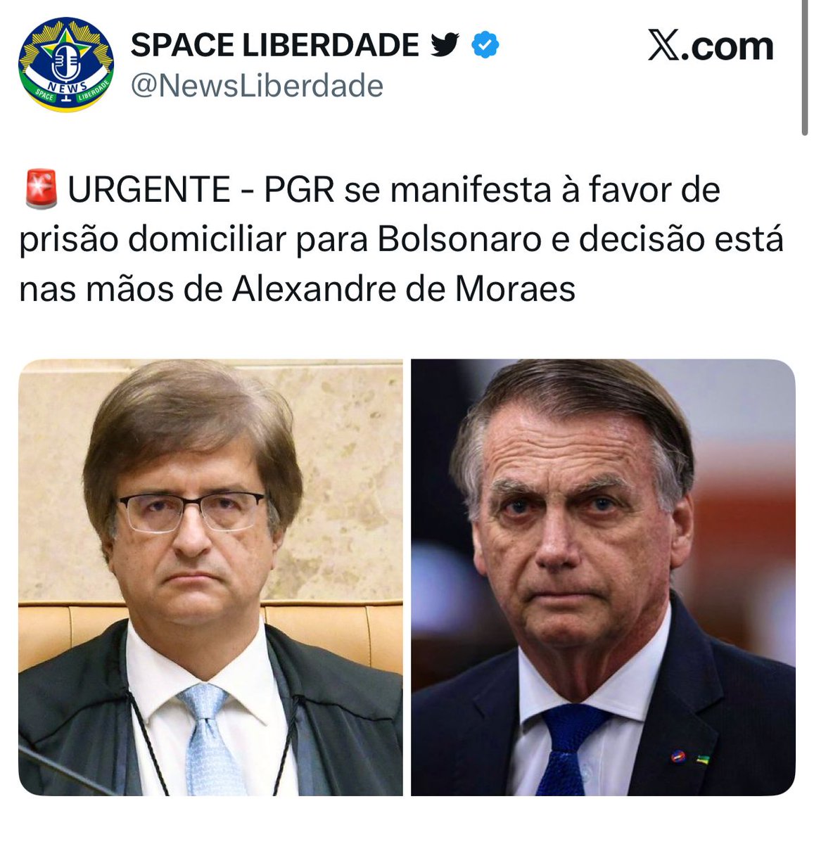 marlonkborges's tweet photo. Após tratarem um ex-presidente como se fosse descartável, confinado em uma microcela e sem o devido atendimento médico, agora a PGR sinaliza prisão domiciliar. 

Um paradoxo: nem criminosos de alta periculosidade costumam enfrentar tal tratamento. https://t.co/ScipXTVQhB