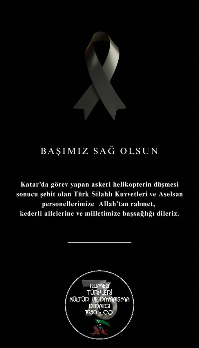 Rumeli Türkleri Kültür ve Dayanışma Derneği tweet media