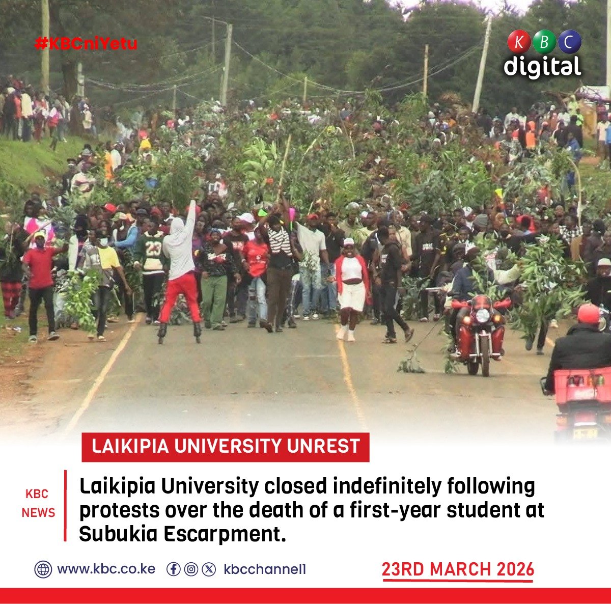 KBC Channel 1 News tweet media