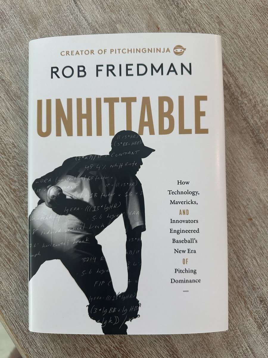 If there’s one thing that’s going to tear me away from vibe coding pitching models during shoulder rehab, it’s this book! <a href="/PitchingNinja/">Rob Friedman</a> Can’t wait to check it out.