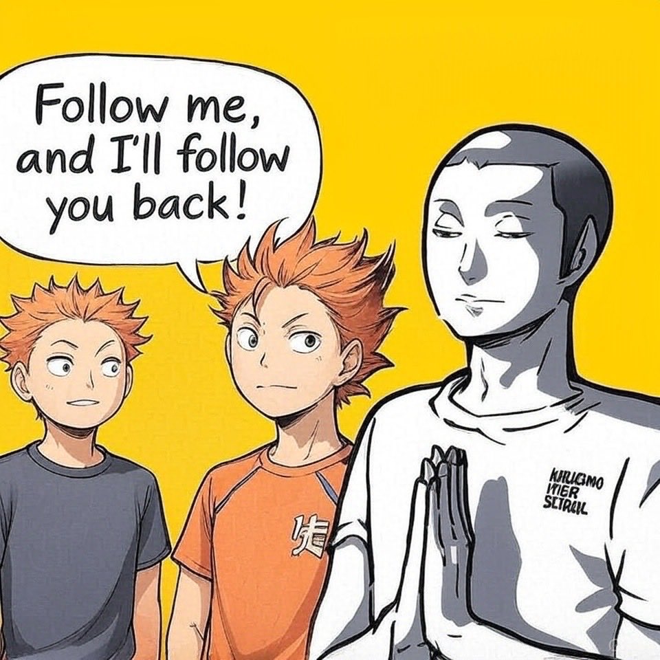 Do you follow back small accounts??
